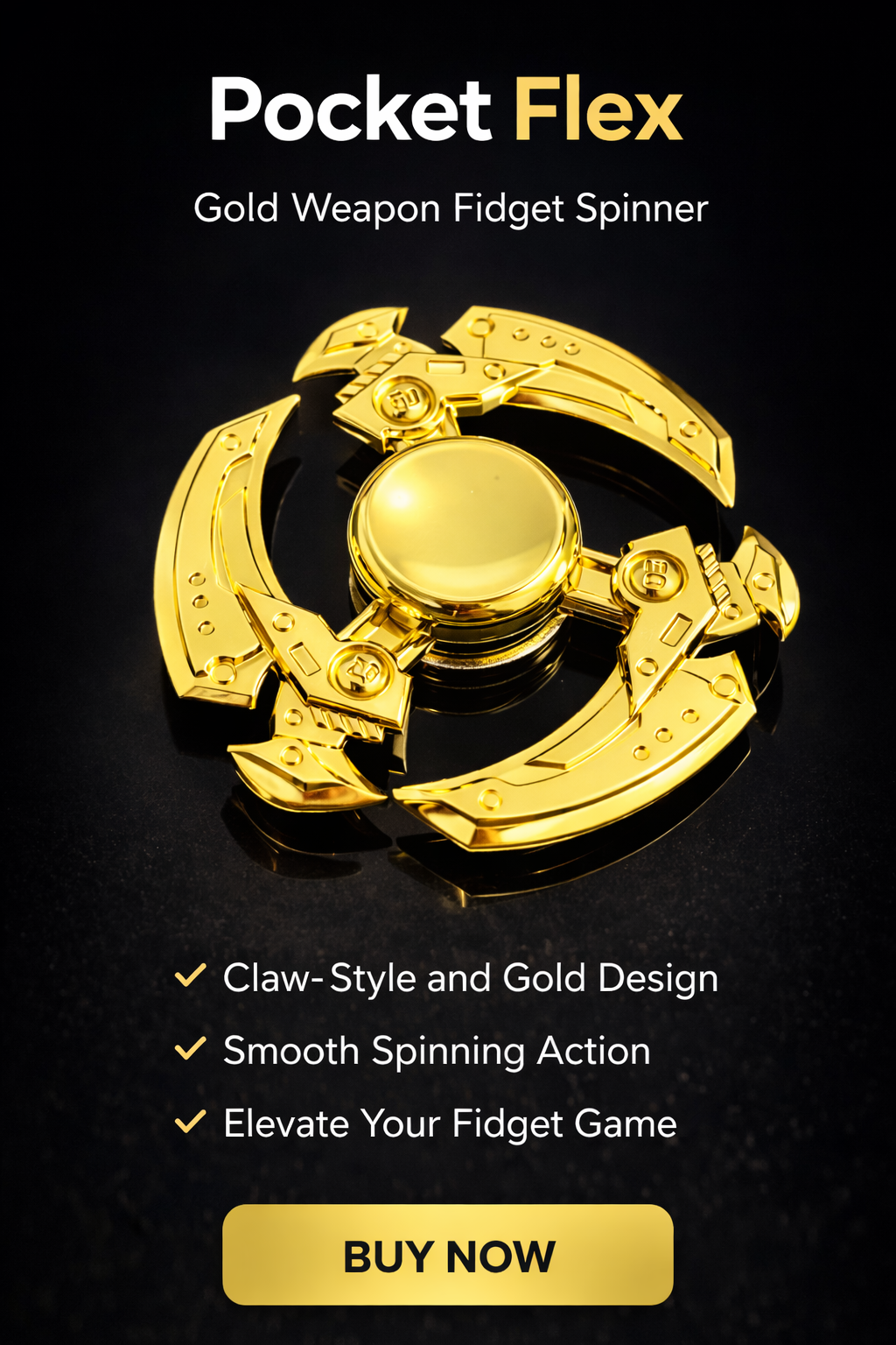 Gold Reaper: Weapon / Curved Blade Spinner