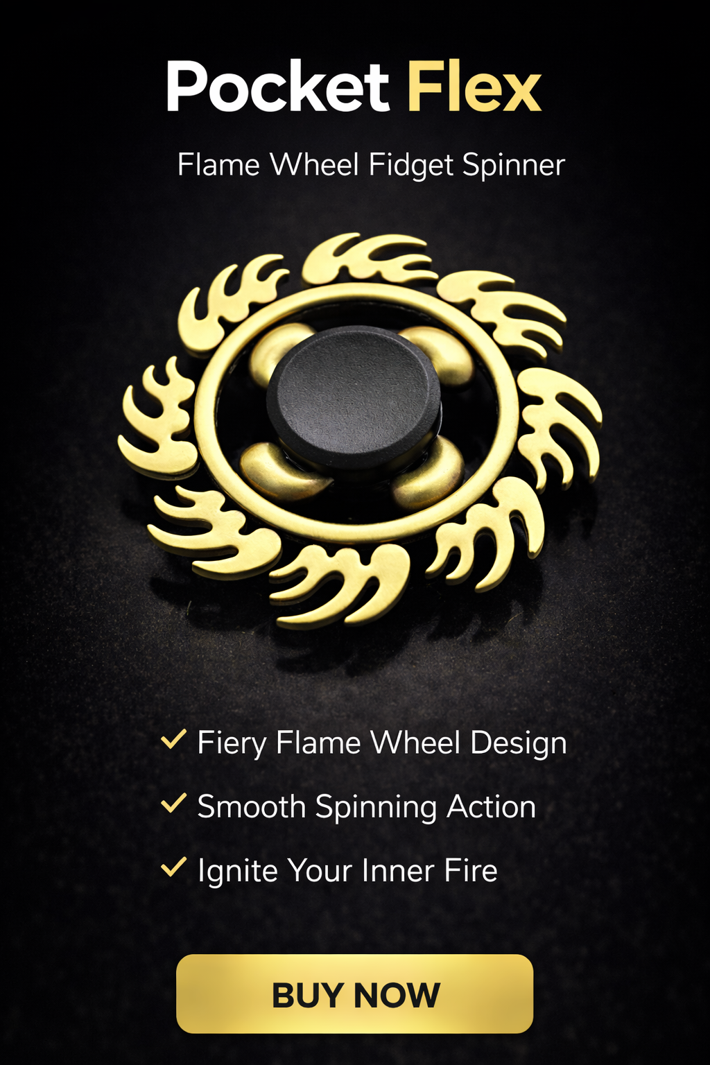 Inferno Halo: Flame Wheel Spinner